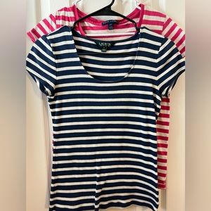 Ralph Lauren striped shirts 💙💗💙💗💙